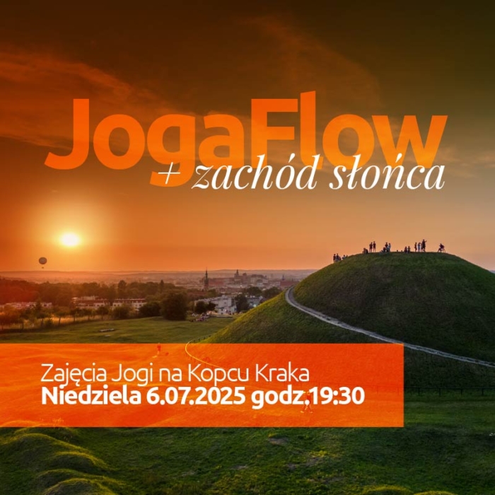 JogaFlow o zachodzie słońca <br>Kopiec Kraka <br>6.07.2025 godz.19:30