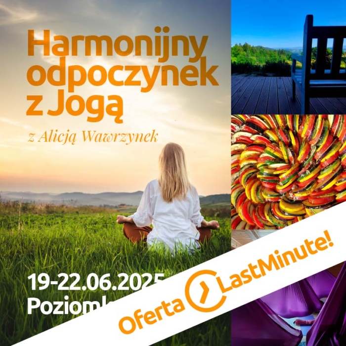 Harmonijny odpoczynek w górach <br>Joga / Aerial Joga <br>Poziomkowa Górka <br>19-22.06.2025